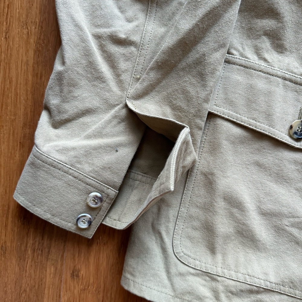 Men’s Beige Field Jacket - Picture 2 of 7